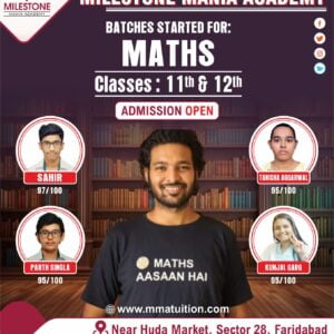 Milestone Mania Academy Class 12 students result